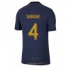 Maglia ufficiale Francia Raphael Varane 4 Casa Mondiali 2022 per Uomo